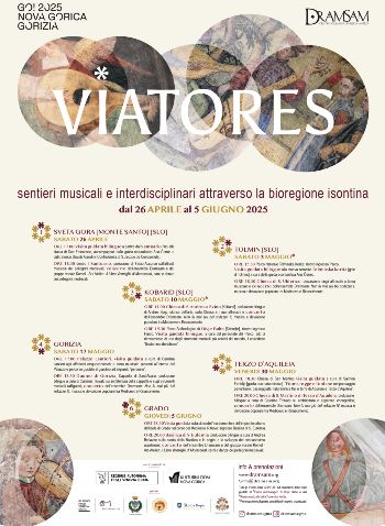 Locandina concerti Viatores 2025